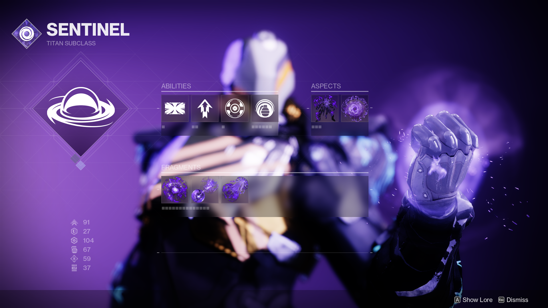 Image of new void subclass screen