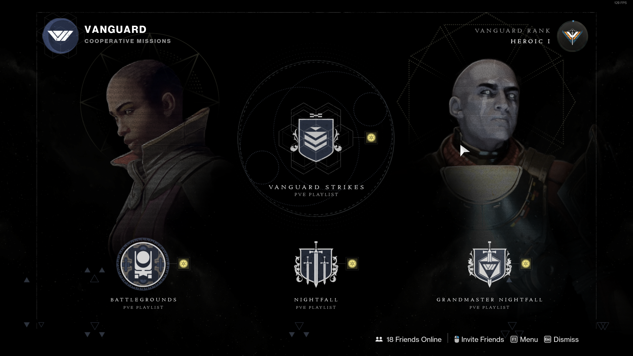 Image of vanguard ops screen